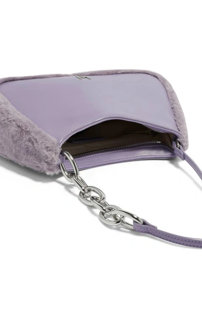 Shop House Of Want Newbie Vegan Leather Shoulder Bag In Wisteria