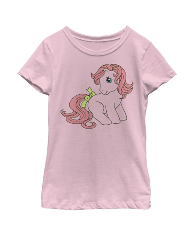 Shop Hasbro Girl's My Little Pony Snuzzle Cutie Mark Child T-shirt In Light Pink