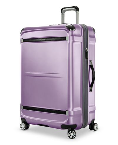 Shop Ricardo Rodeo Drive 2.0 Hardside 28" Check-in Spinner Suitcase In Silver-tone Lilac