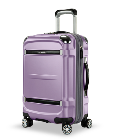 Shop Ricardo Rodeo Drive 2.0 Hardside 21" Carry-on Spinner Suitcase In Silver-tone Lilac