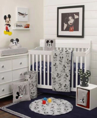 Shop Disney Mickey Mouse Nursery Collection In Navy