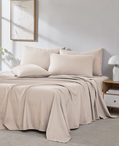 Southshore Fine Linens Vilano 21" Extra Deep Pocket 6-pc. Sheet Set, California King In Bone