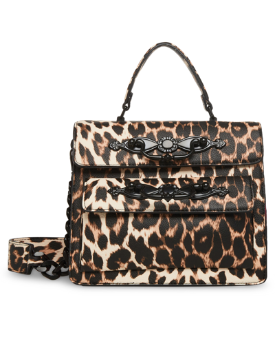 Shop Betsey Johnson Women's Best Chest Satchel Bag In Leopard