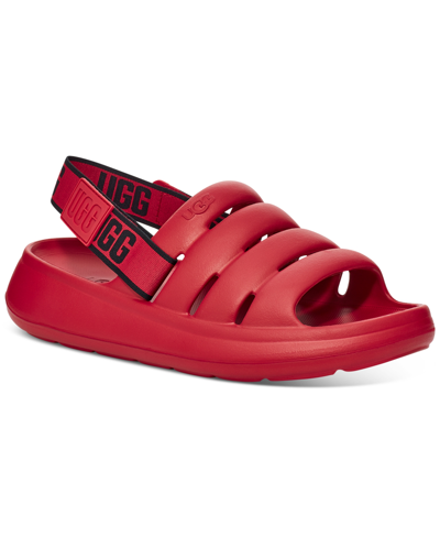 Shop Ugg Men's Sport Yeah Sandal Men's Shoes In Samba Red