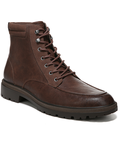 Shop Dr. Scholl's Men's Grayton Mid Shaft Boots In Dark Brown Synthetic
