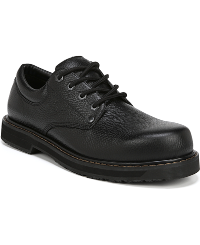 Shop Dr. Scholl's Men's Harrington Ii Slip Resistant Oxfords In Black