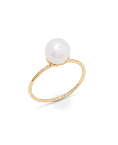 Shop Brook & York Ellery Mother Of Pearl Ring In K Gold Plated