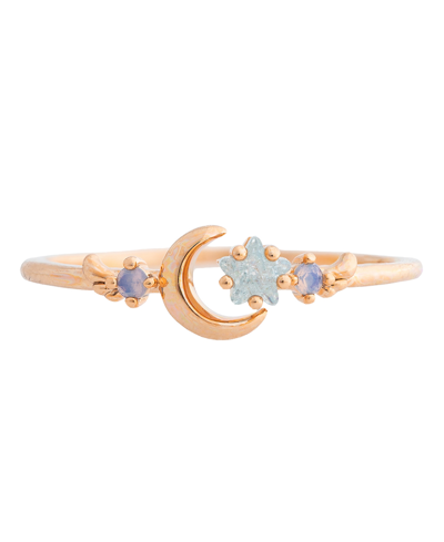 Shop Girls Crew Women's Spellbound Ring In Rose Gold Plated