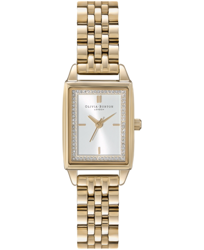 Shop Olivia Burton Women's Quartz Gold-tone Stainless Steel Bracelet Watch 25.5mm X 20.5mm