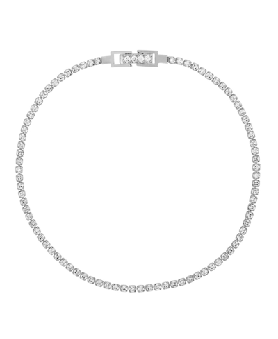 Shop Girls Crew Women's Endless Tennis Bracelet In Silver Plated