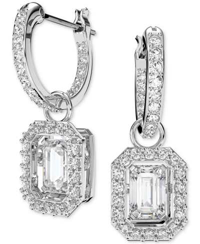 Shop Swarovski Silver-tone Millenia Crystal Drop Earrings