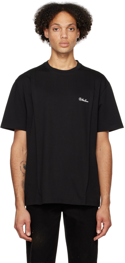 Shop Ader Error Black Fluic T-shirt