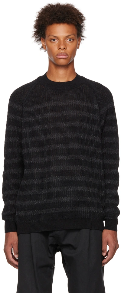 Shop Jan-jan Van Essche Black #56 Sweater In Pitch Black/black Me