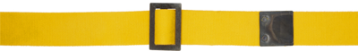 Shop Boris Bidjan Saberi Yellow 'belt 5' Belt In Fat