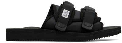 Shop Suicoke Black Moto-cab Sandals