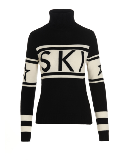 Shop Perfect Moment Schild Sweater In White/black