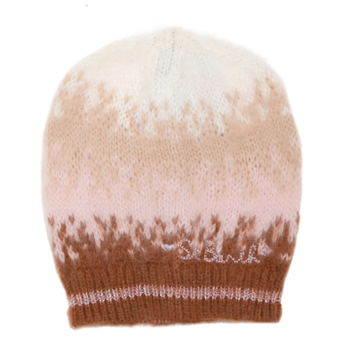 Shop Mc2 Saint Barth Ultra Soft Beanie For Woman In Brown