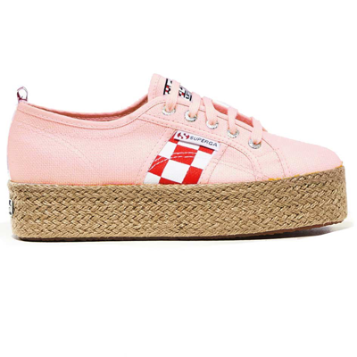 Shop Mc2 Saint Barth Superga® Platform Sneakers - Special Edition In Pink