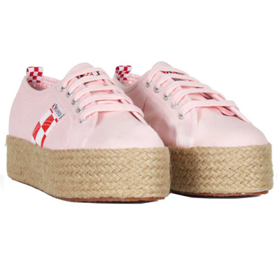 Shop Mc2 Saint Barth Superga® Platform Sneakers - Special Edition In Pink