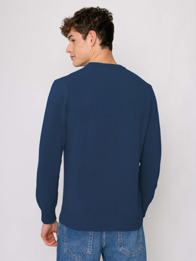 Mc2 Saint Barth Snoopy Sunday Morning Man Sweater Peanuts Special Edition In Blue