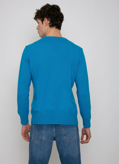 Mc2 Saint Barth Snoopy Im Cool Man Sweater Peanuts Special Edition In Blue