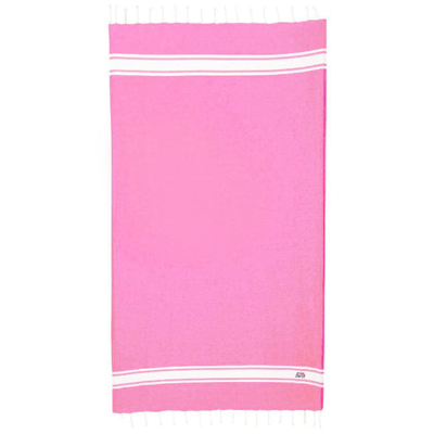 Shop Mc2 Saint Barth Pink Fluo Cotton Towel