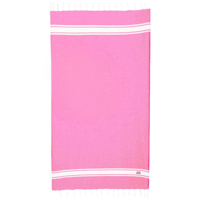 Mc2 Saint Barth Pink Fluo Cotton Towel In Pink