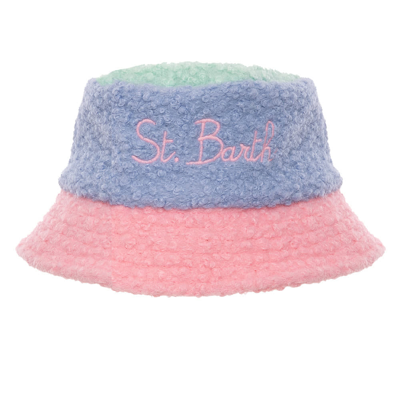 Shop Mc2 Saint Barth Multicolor Sherpa Fabric Bucket Hat