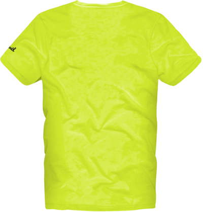 Mc2 Saint Barth Man T-shirt With King Of The Beach Embroidery In Yellow