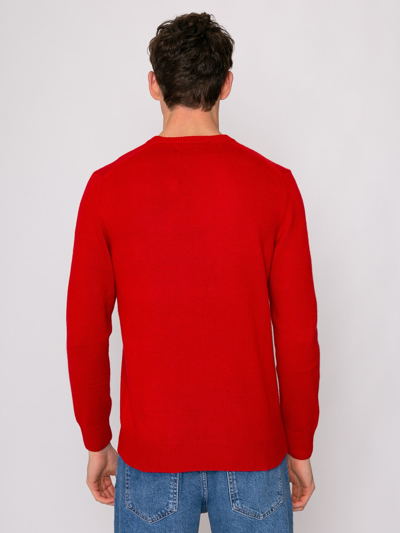 Shop Mc2 Saint Barth Man Sweater Christmas Snoopy Peanuts Special Edition In Red