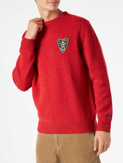 Mc2 Saint Barth Man Red Sweater In Red