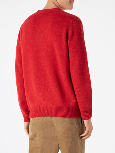 Mc2 Saint Barth Man Red Sweater In Red