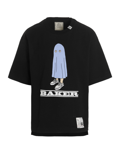 Shop Miharayasuhiro Baker T-shirt In Black