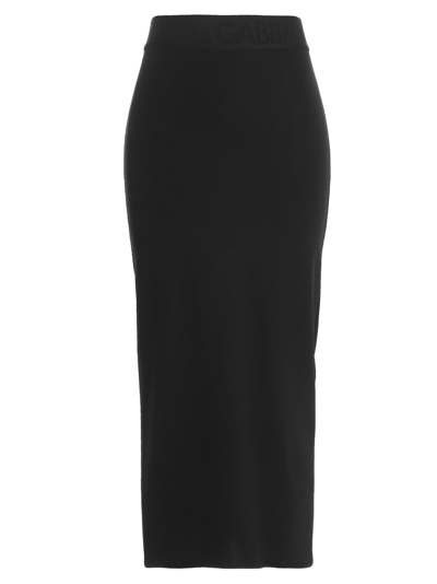 Shop Dolce & Gabbana Milano Stitch Skirt In Black