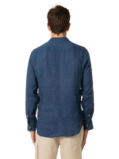 Shop Mc2 Saint Barth Man Blue Shirt