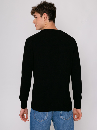 Mc2 Saint Barth Man Black Sweater Batman Logo Warner Bros. Special Edition In Black