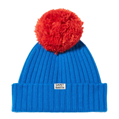 Mc2 Saint Barth Day Off Embroidered Pompom Beanie