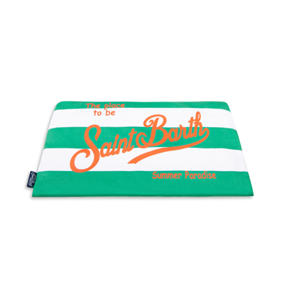 Shop Mc2 Saint Barth Green Microfiber Beach Towel