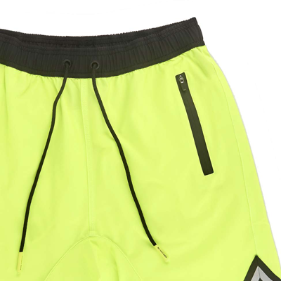 Mc2 Saint Barth Fluo Yellow Swim Shorts Surf Style In Yellow
