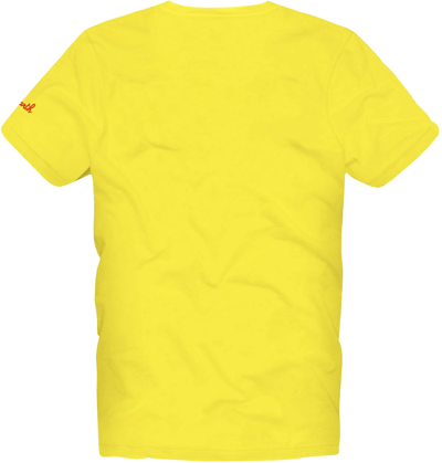 Mc2 Saint Barth Fior Di Fragola Cotton T-shirt With Embroidery Algida® Special Edition In Yellow