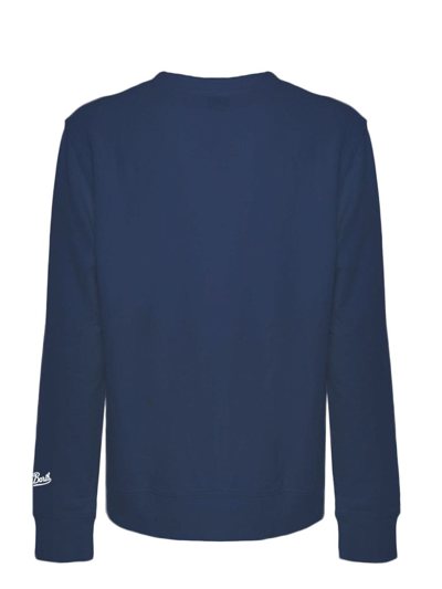 Shop Mc2 Saint Barth Cotton Sweatshirt With ©coca-cola Logo Print ©coca Cola Special Edition In Blue