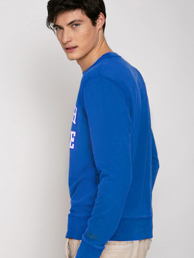 Mc2 Saint Barth Round Neck Sweater In Blue