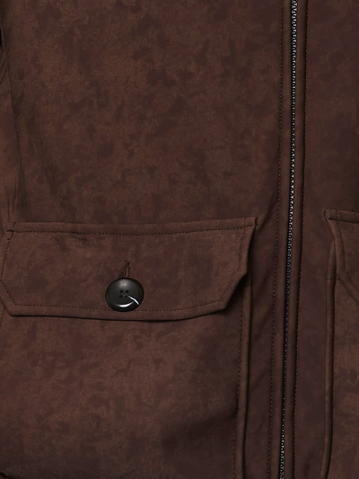 Shop Mc2 Saint Barth Man Brown Thermo Jacket