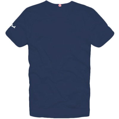 Shop Mc2 Saint Barth Boy T-shirt With I Love My Dad Embroidery In Blue