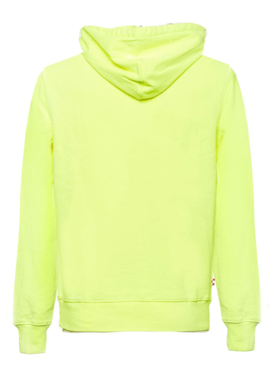 Shop Mc2 Saint Barth Après Ski Fluo Yellow Hoodie