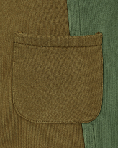 Slam Jam Panel Sweatpants Green / Brown In Multicolor
