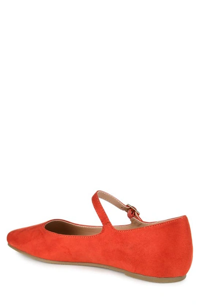 Shop Journee Collection Carrie Flat In Coral