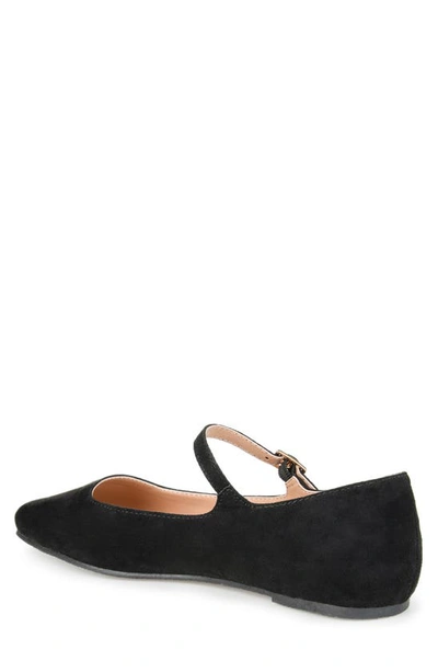 Journee Collection Carrie Mary Jane Flat In Black
