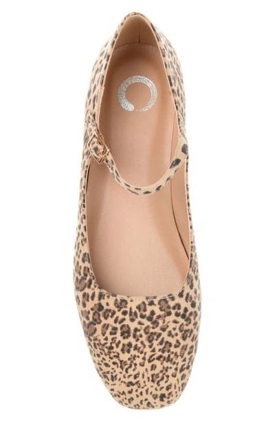 Shop Journee Collection Carrie Flat In Leopard
