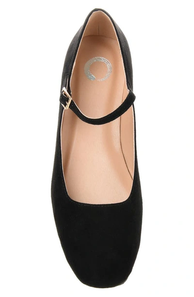 Journee Collection Carrie Mary Jane Flat In Black